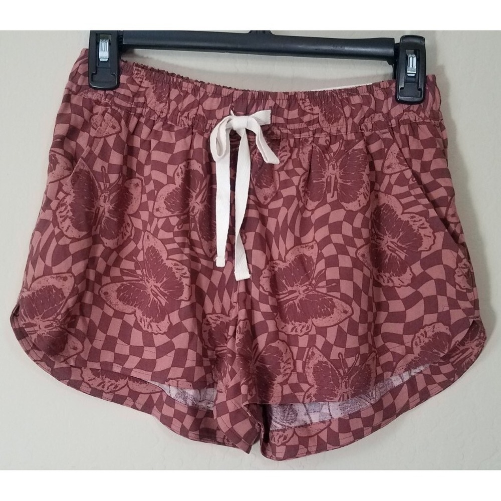 SO Dolphin Shorts Ladies Juniors size XS Butterflies Drawstring Pockets‎ NEW